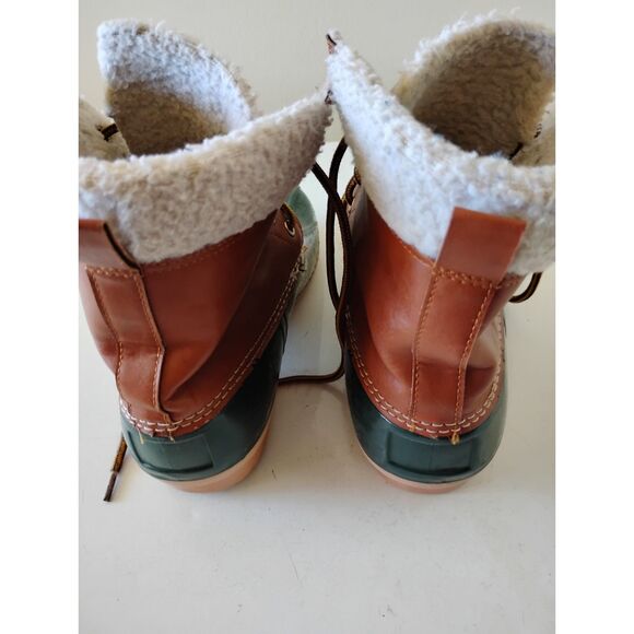 Twisted Becca Winter Insulated Duck Boots Waterproof Sherpa Lined Women’s Size 7 - Picture 5 of 6